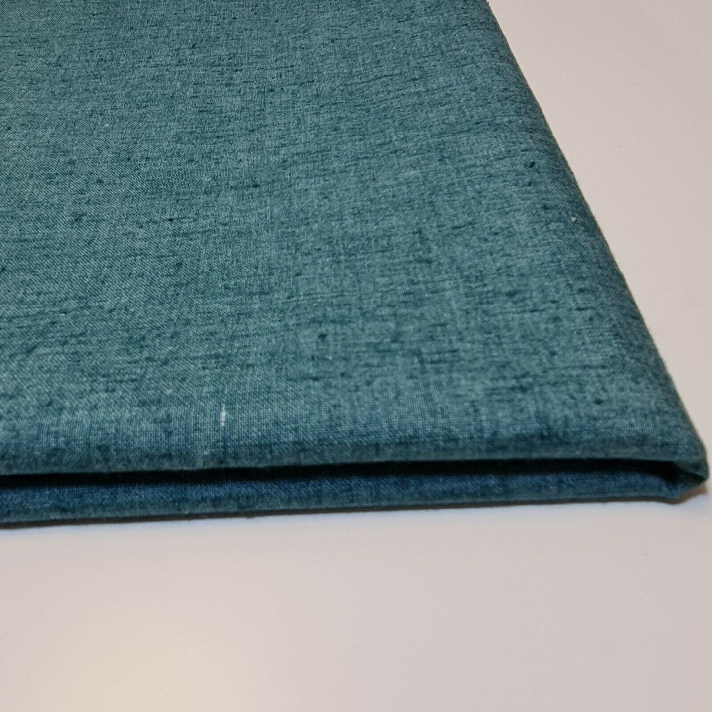 Melange Linen-Look Khadi Cotton Fabric – 44" Wide Soft Plain Material for Dress, Craft & Curtains