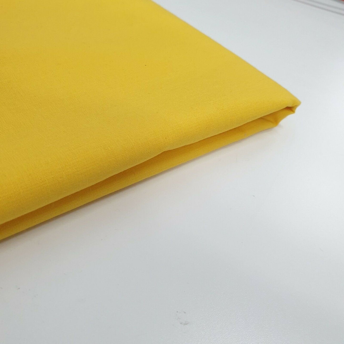 100% Cotton Cambric Poplin Fabric – Soft Egyptian Cotton, 44” Wide | Plain, Lightweight Material for Dressmaking & Crafts - Textile Station