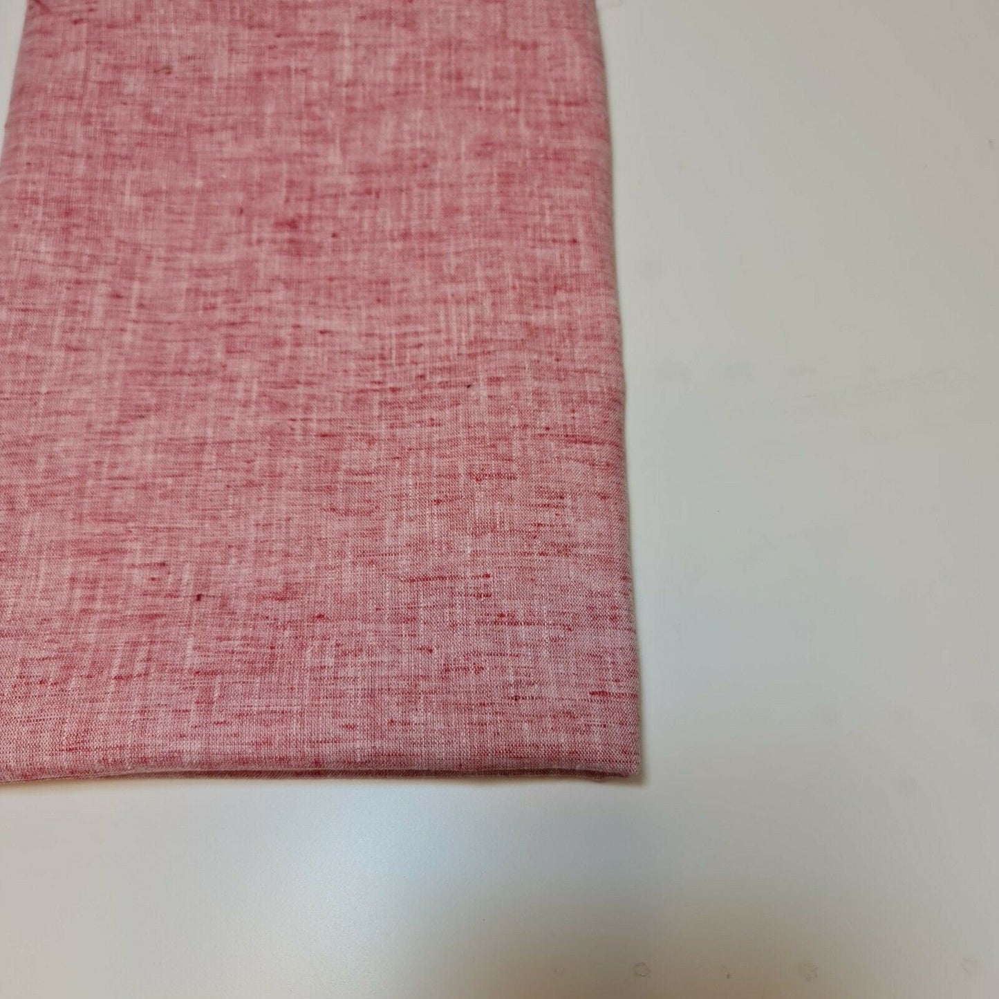 Melange Linen-Look Khadi Cotton Fabric – 44" Wide Soft Plain Material for Dress, Craft & Curtains