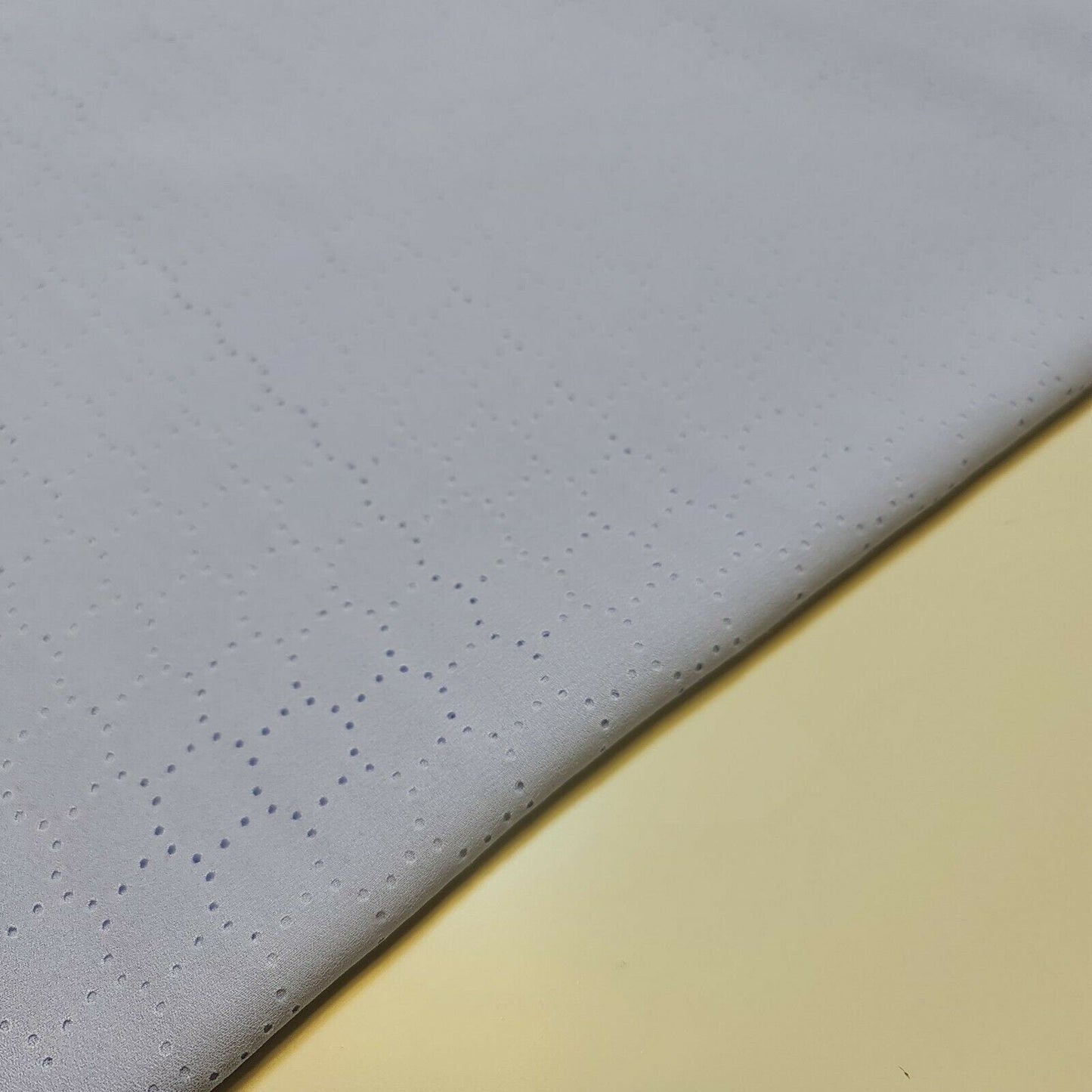 Sky Crepe Georgette with Round Cut Work – Dress, Craft & Décor Fabric 58" Wide by the Metre