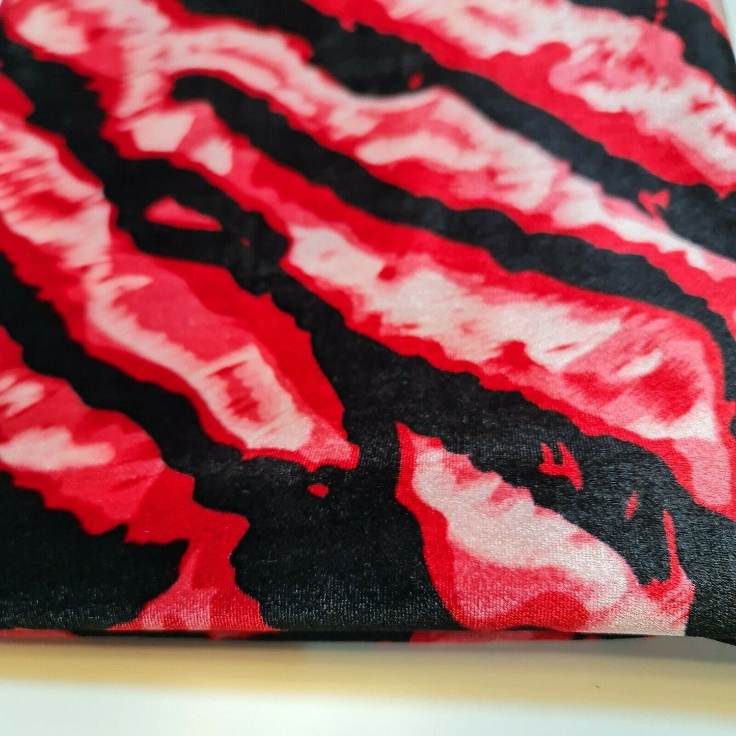 Stretch Animal & Floral Printed Velvet Fabric – 58" Wide Soft Upholstery, Patchwork & Craft Material - Textile Station