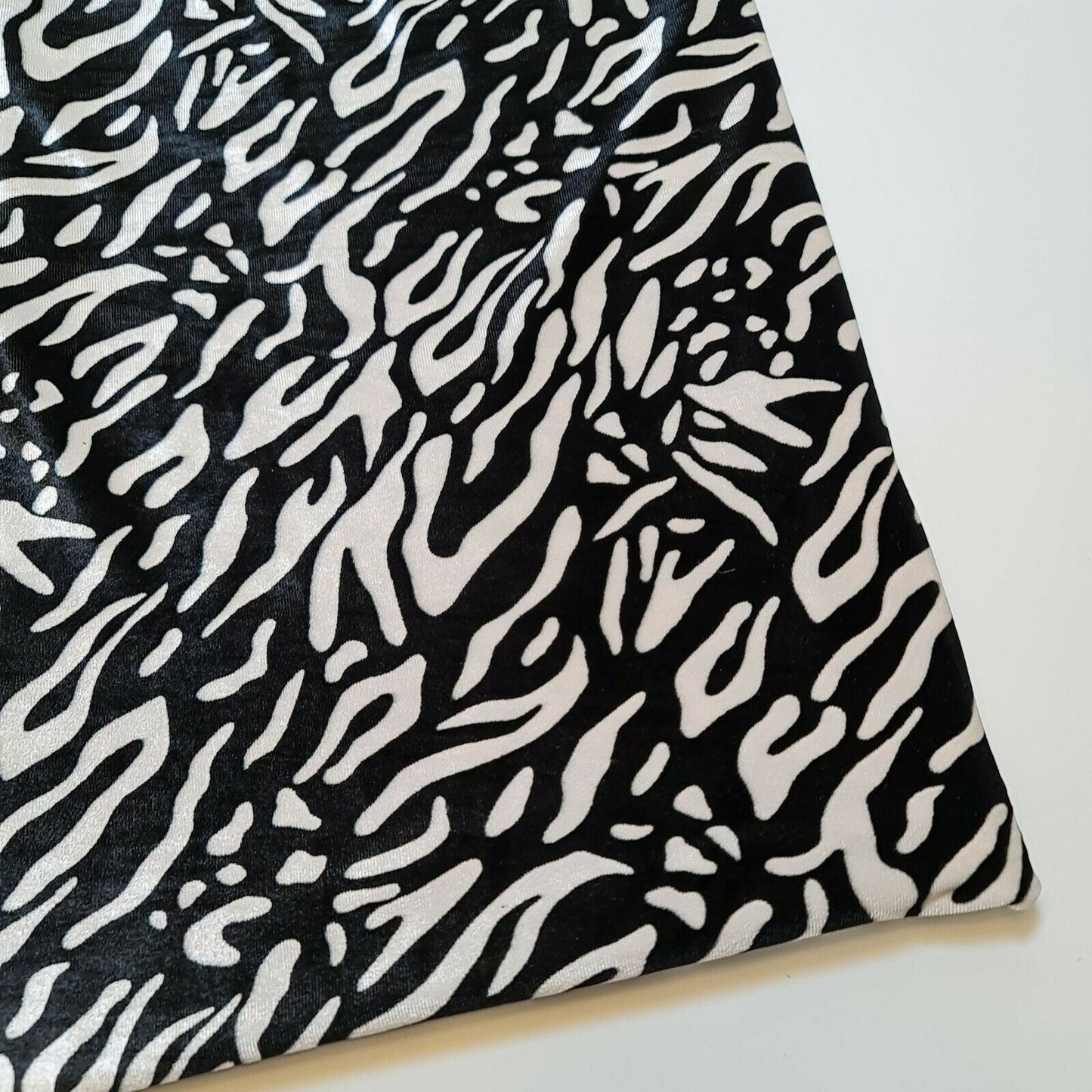 Stretch Animal & Floral Printed Velvet Fabric – 58" Wide Soft Upholstery, Patchwork & Craft Material - Textile Station