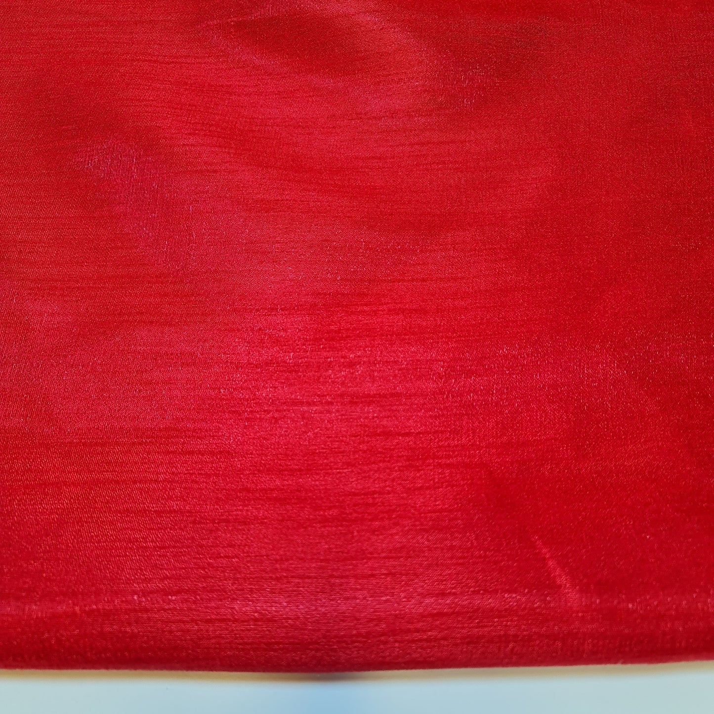 Plain Poly Dupion Faux Raw Silk Fabric with Satin Finish – 44" Wide Dress, Craft & Patchwork Material by the Metre