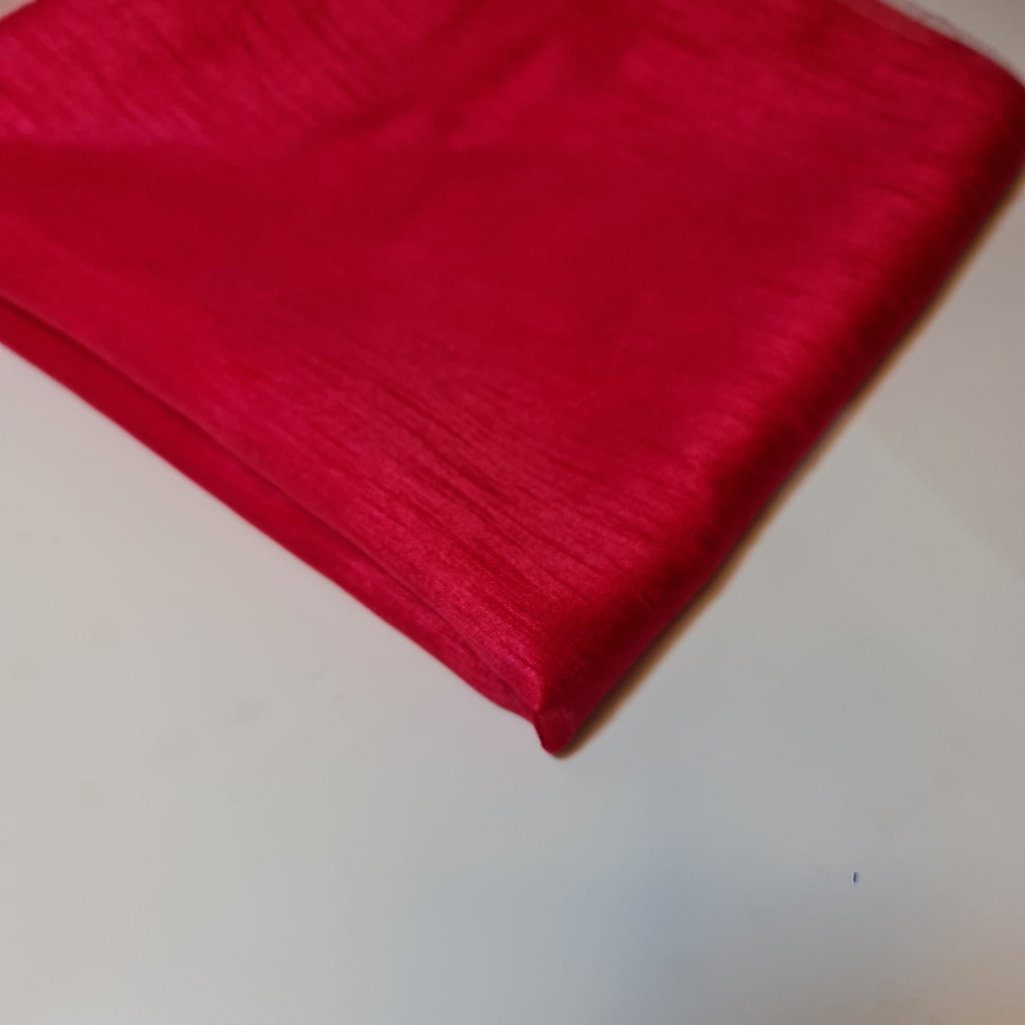 Plain Poly Dupion Faux Raw Silk Fabric with Satin Finish – 44" Wide Dress, Craft & Patchwork Material by the Metre