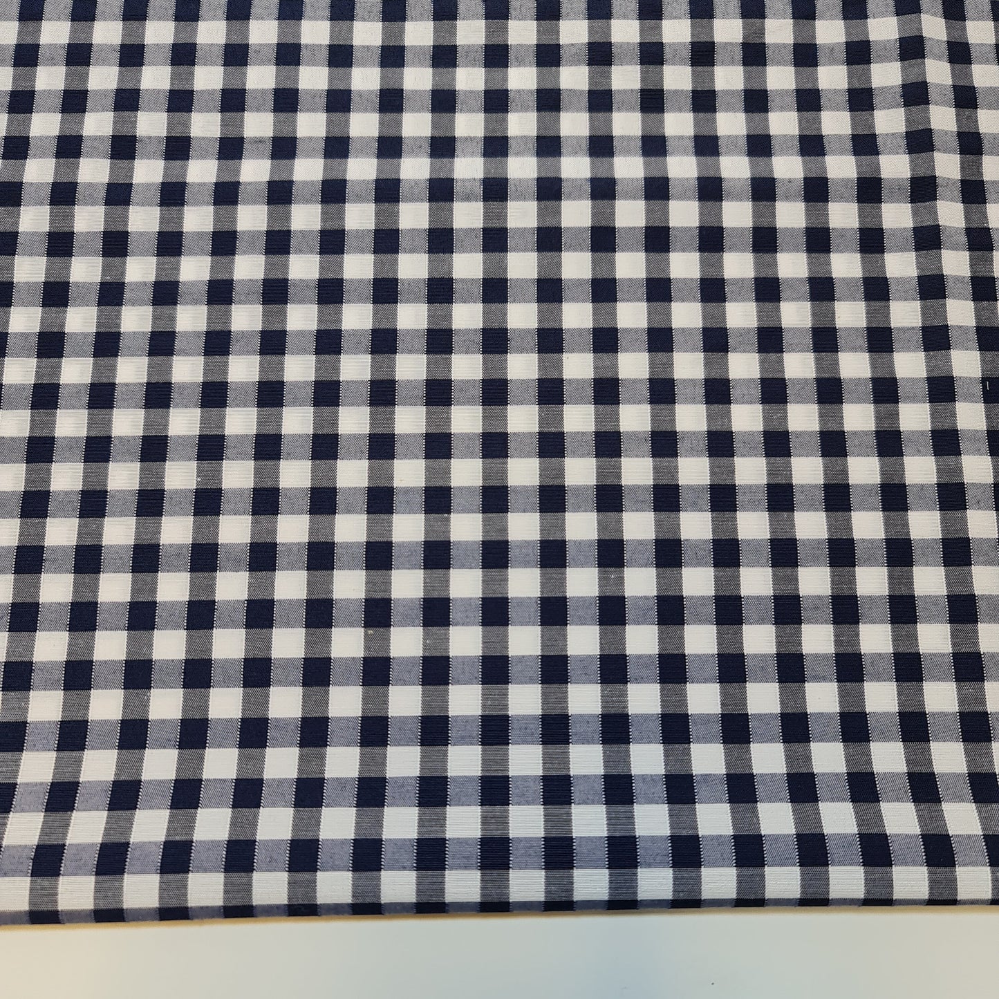 Polycotton Gingham Check Fabric – 1/8", 1/4", 1" Checks | Dress, Craft & Uniform Material (44” Wide, Sold by the Meter)