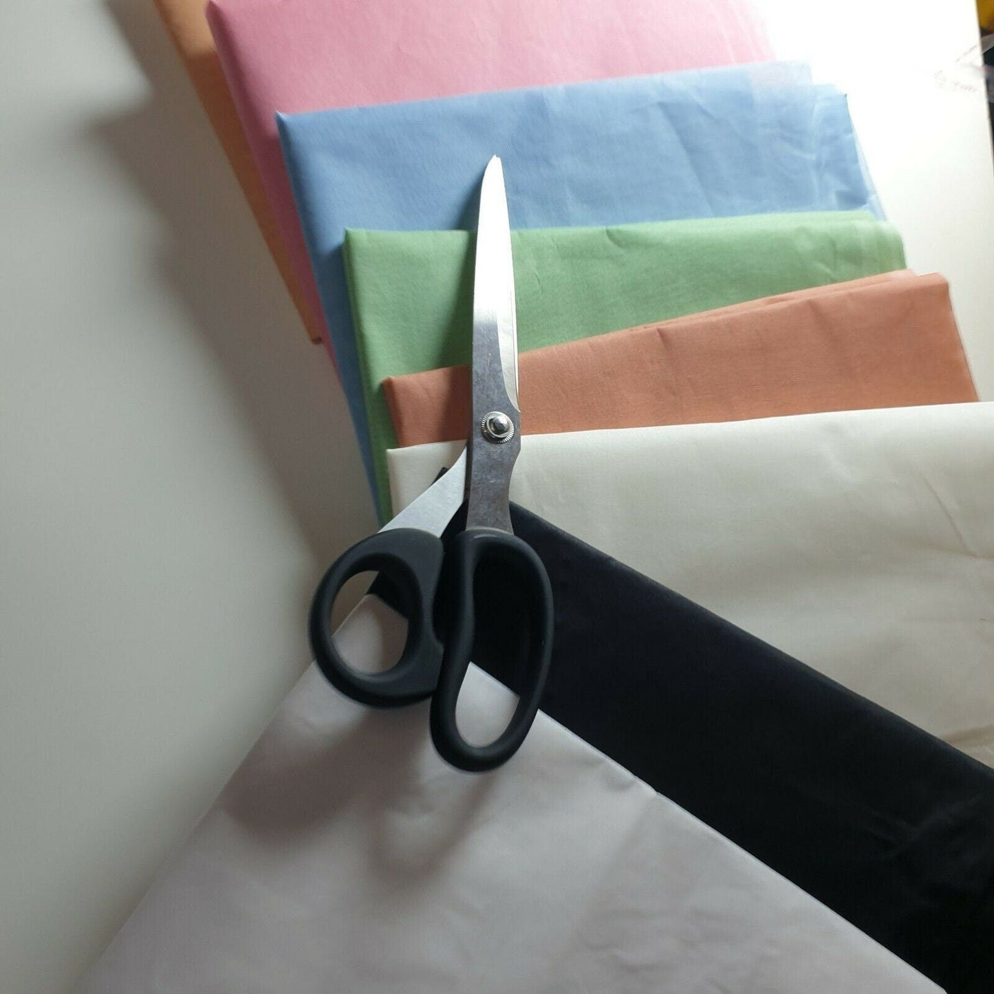 100% Cotton Organdy Fabric – 44" Wide Stiff Lightweight Material for Doll Dresses, Lining, Curtains & Interfacing