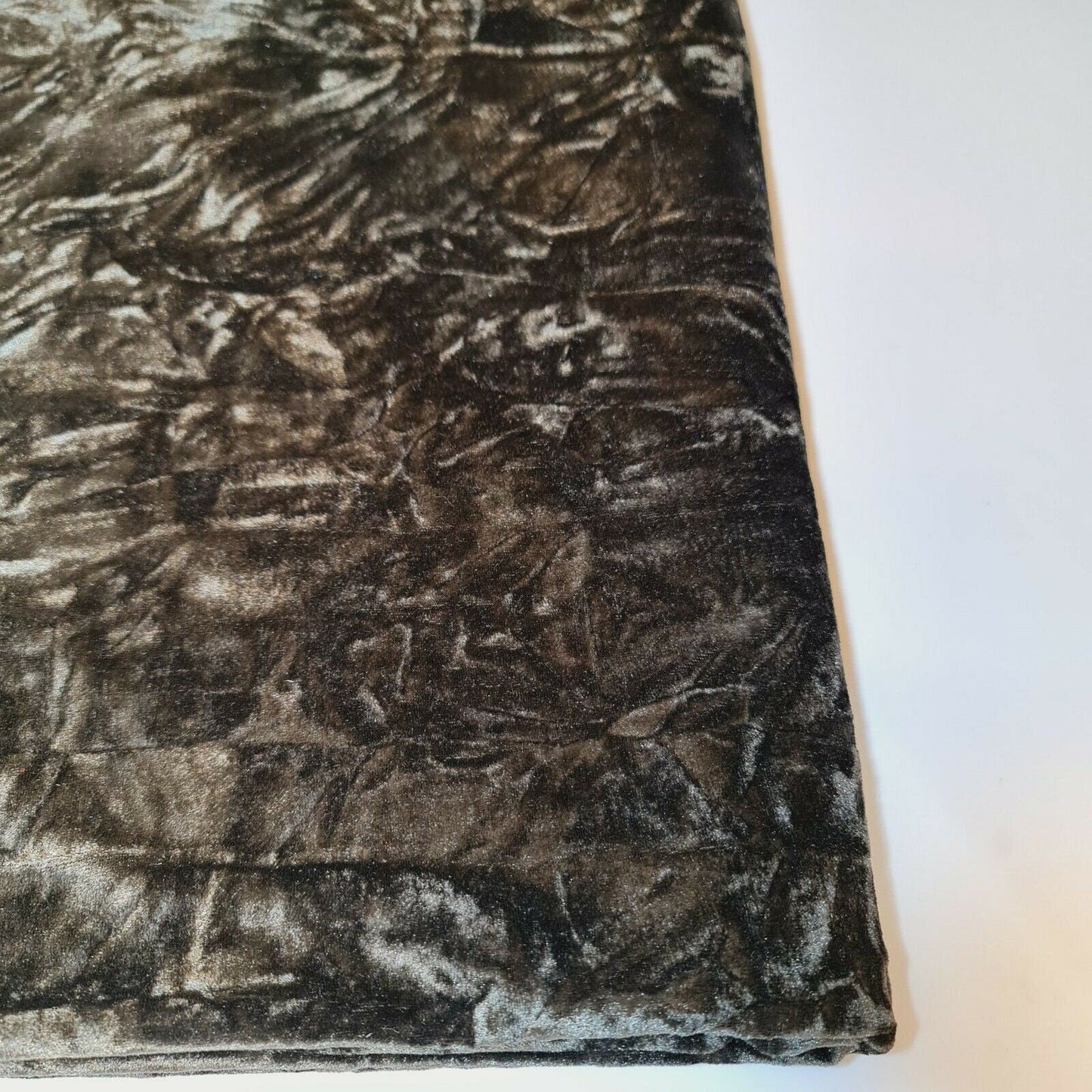 Premium Marble Crushed Velvet Fabric – 58" Wide Solid Colours Medium Weight Stretch Material - Textile Station