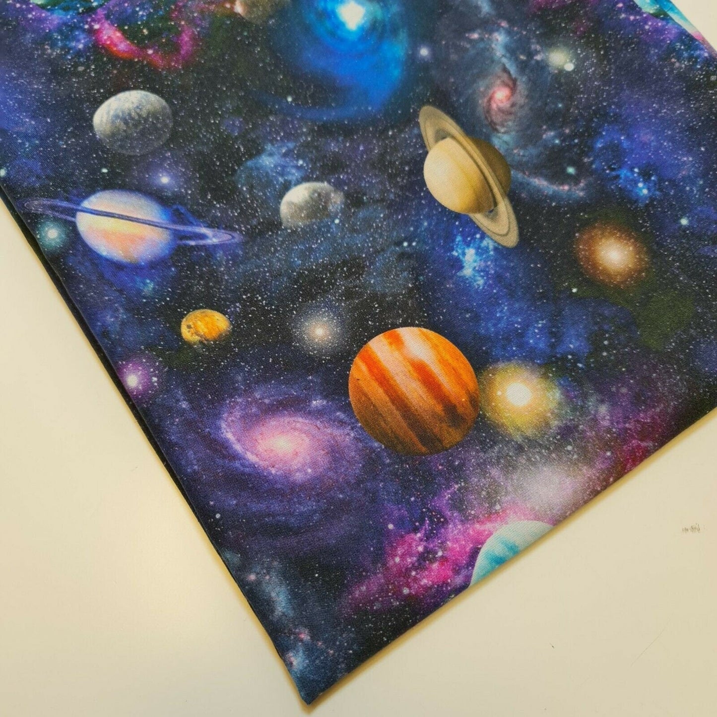 Galaxy Stardust Rainbow Universe Digitally Printed 100% Cotton Fabric 58"