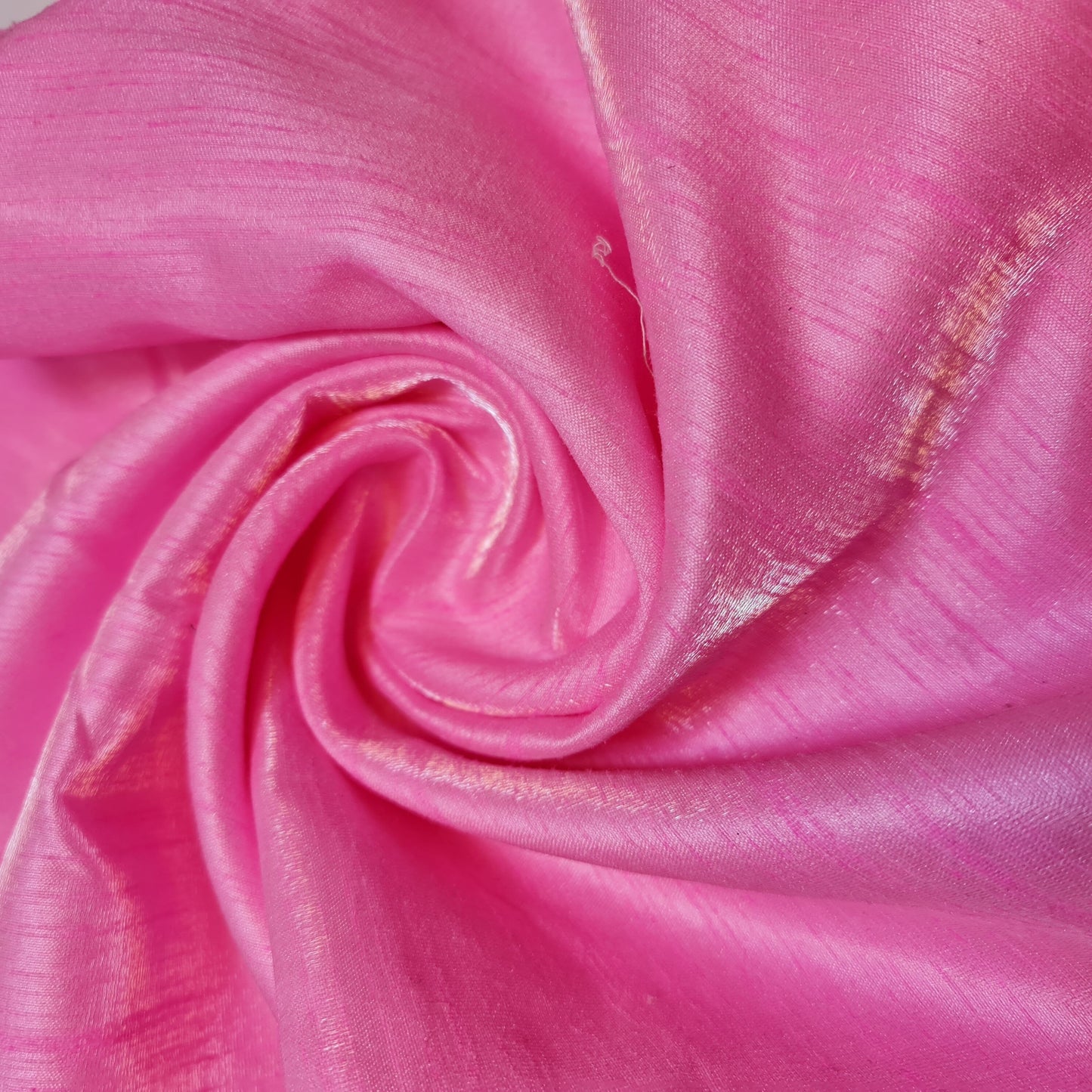 Plain Poly Dupion Faux Raw Silk Fabric with Satin Finish – 44" Wide Dress, Craft & Patchwork Material by the Metre