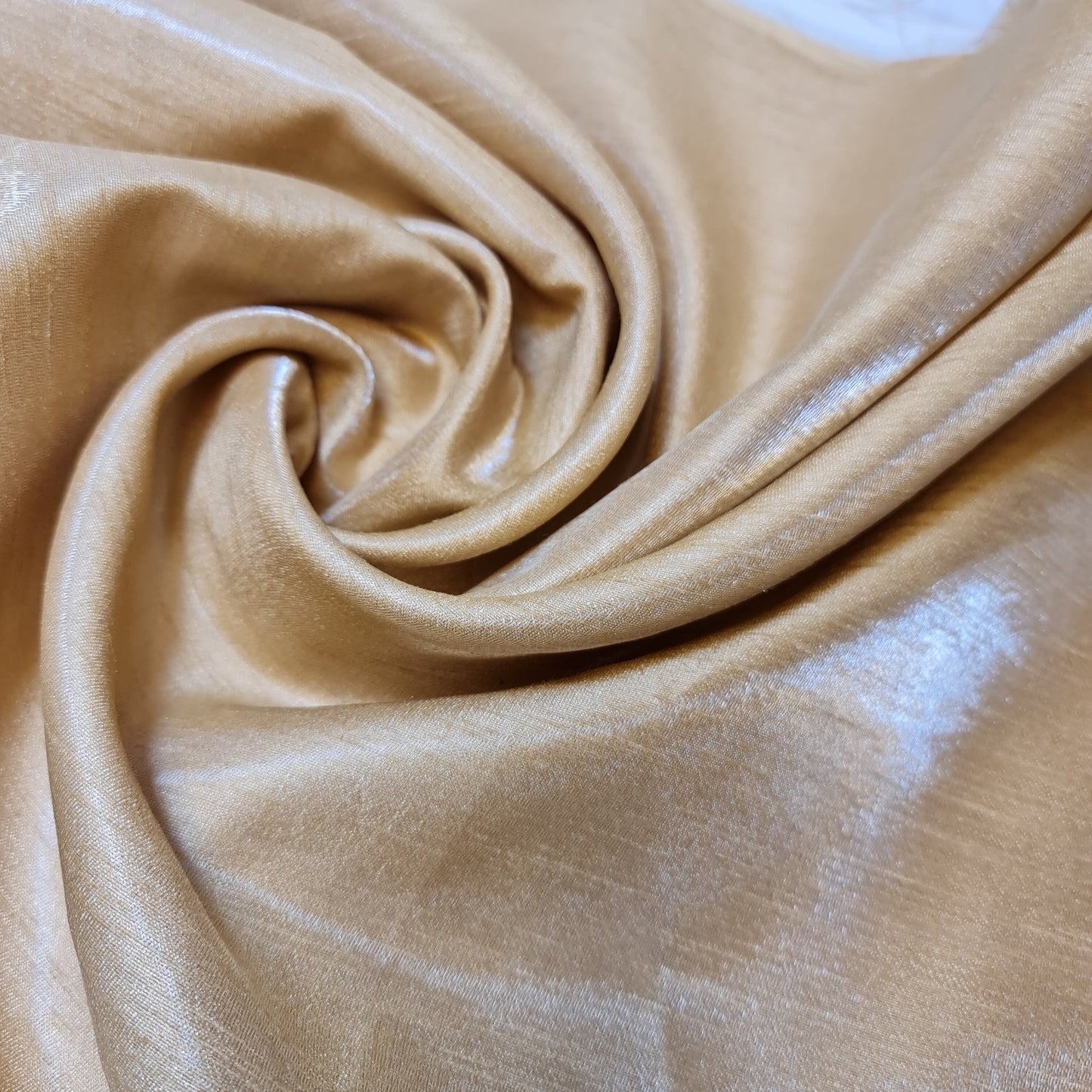 Plain Poly Dupion Faux Raw Silk Fabric with Satin Finish – 44" Wide Dress, Craft & Patchwork Material by the Metre