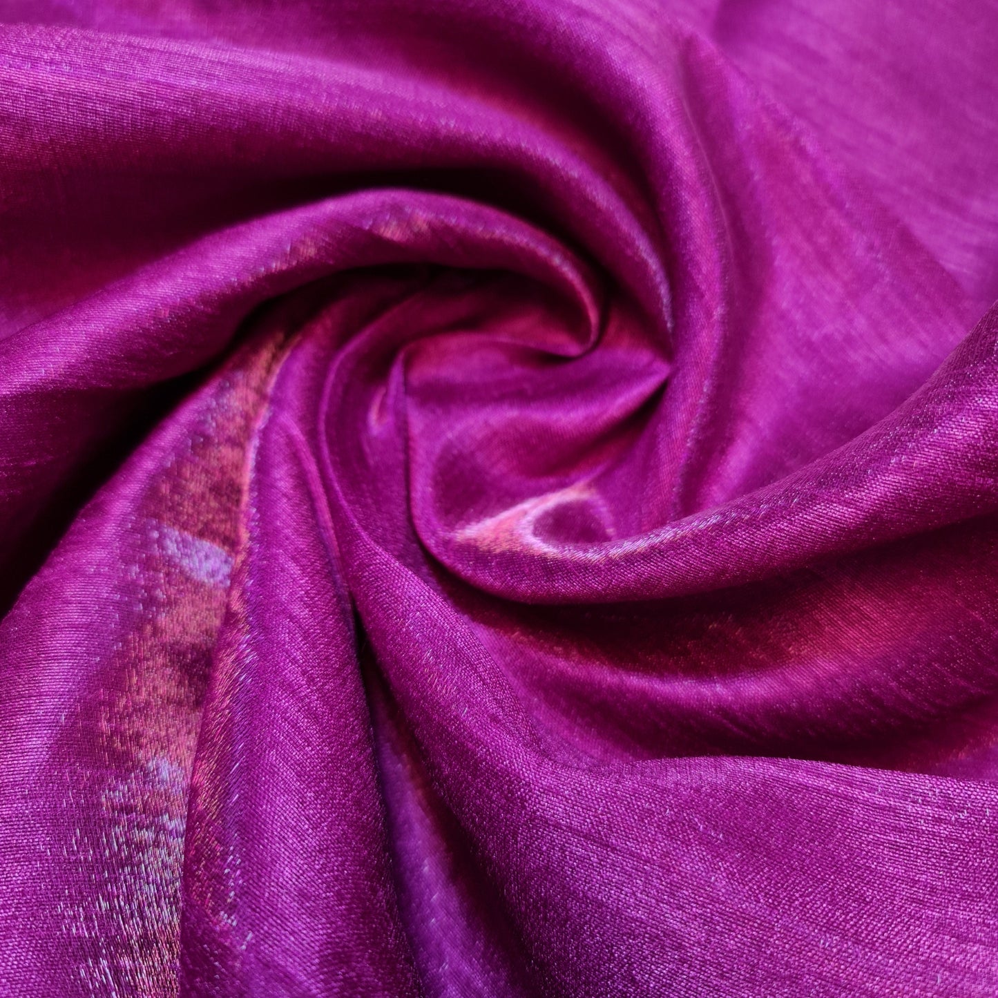 Plain Poly Dupion Faux Raw Silk Fabric with Satin Finish – 44" Wide Dress, Craft & Patchwork Material by the Metre
