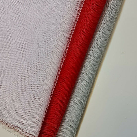 Stiff Dress Net Tulle Mesh Fabric – 58" Wide Bridal, Gown, Tutu & Dancewear Material
