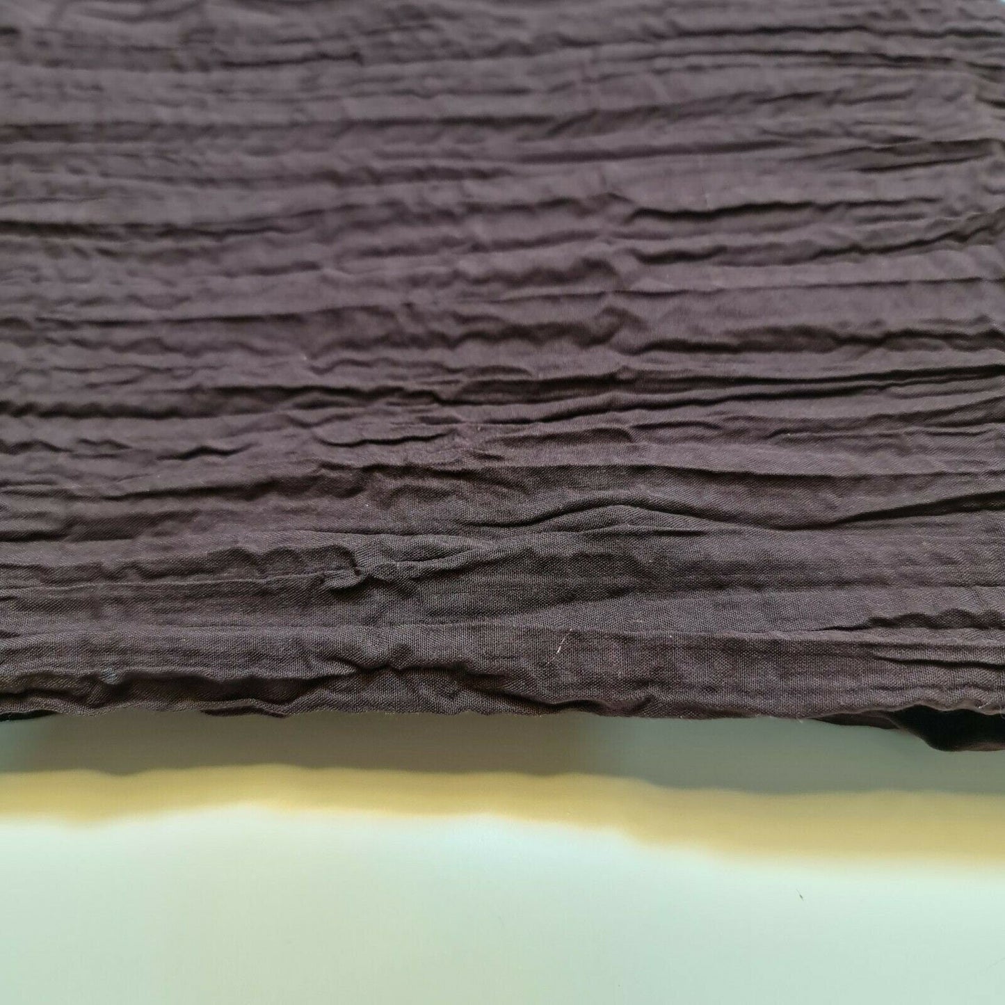 Creased Crinkle 100% Cotton Fabric – 55" Wide Plain & Boho Floral Dress & Craft Material - Textile Station