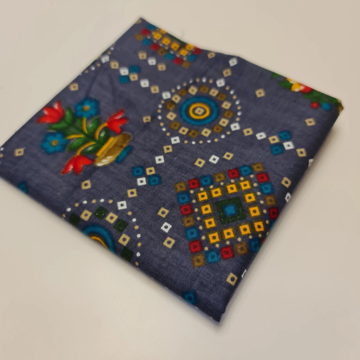 Viscose Indian Boho Print Fabric | 6pcs Fat Quarters Bundle (50Γ50cm) Quilting, Patchwork & Craft Material