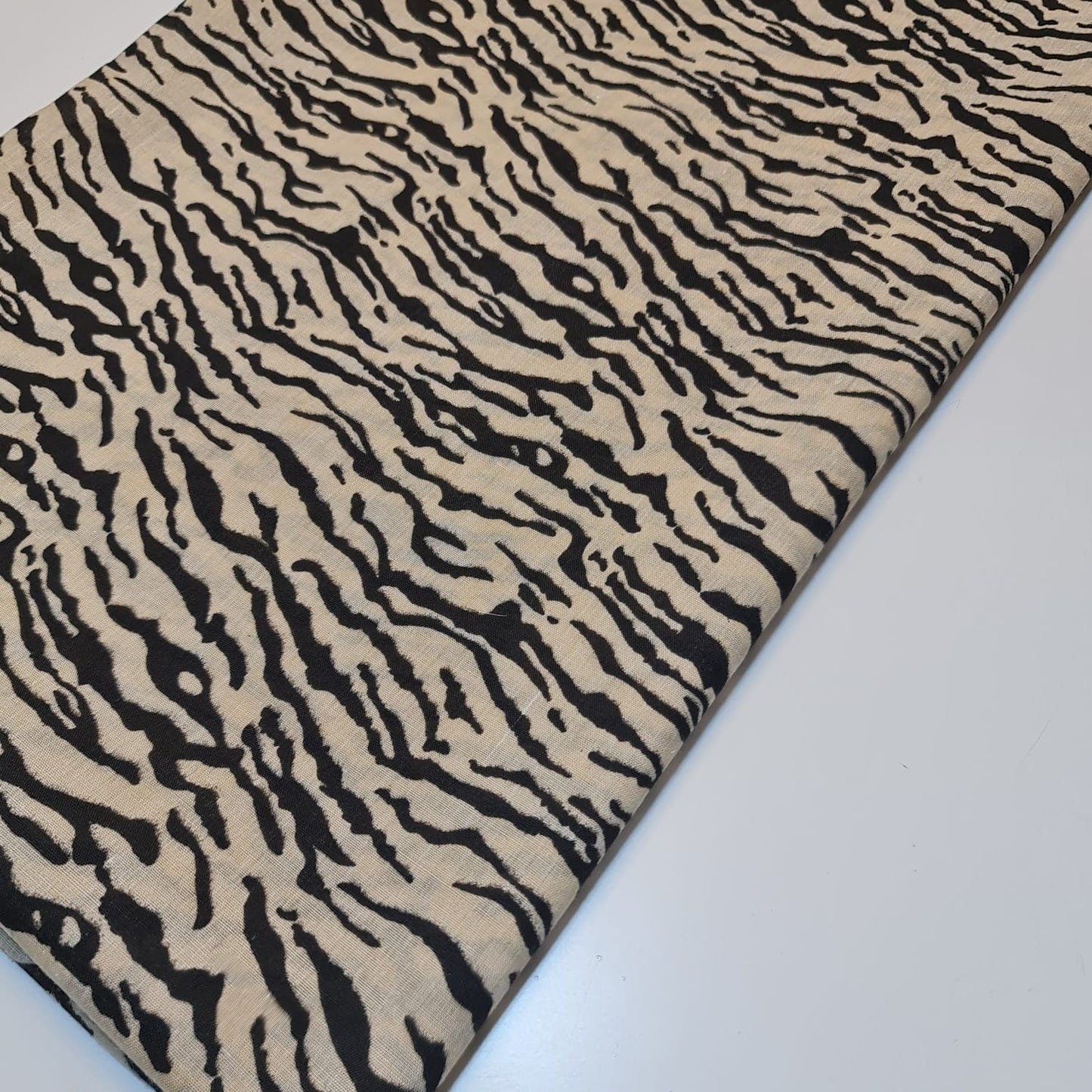 Animal Print Polycotton Fabric – 44" Wide Leopard, Tiger, Zebra & Cow Designs – Dress, Craft & Quilting Material by the