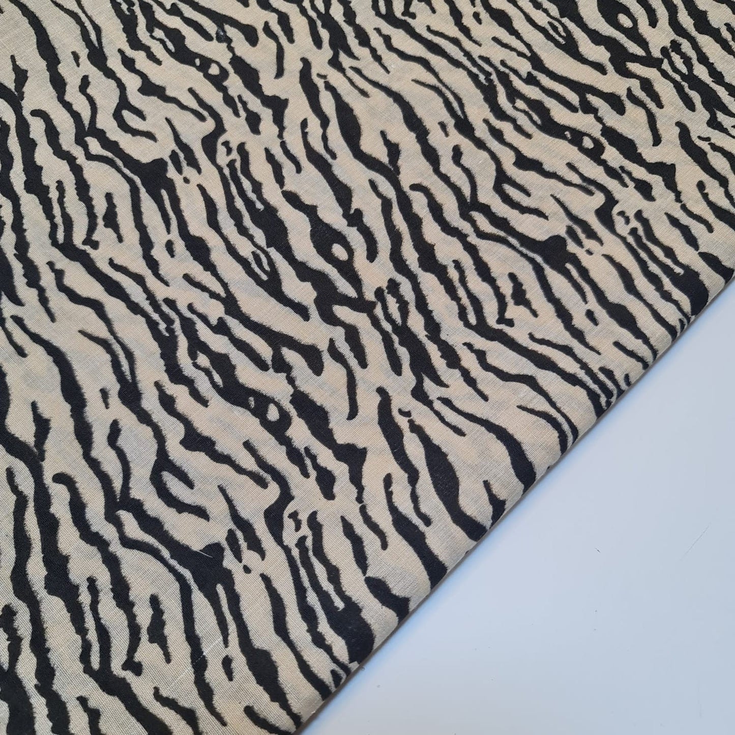Animal Print Polycotton Fabric – 44" Wide Leopard, Tiger, Zebra & Cow Designs – Dress, Craft & Quilting Material by the