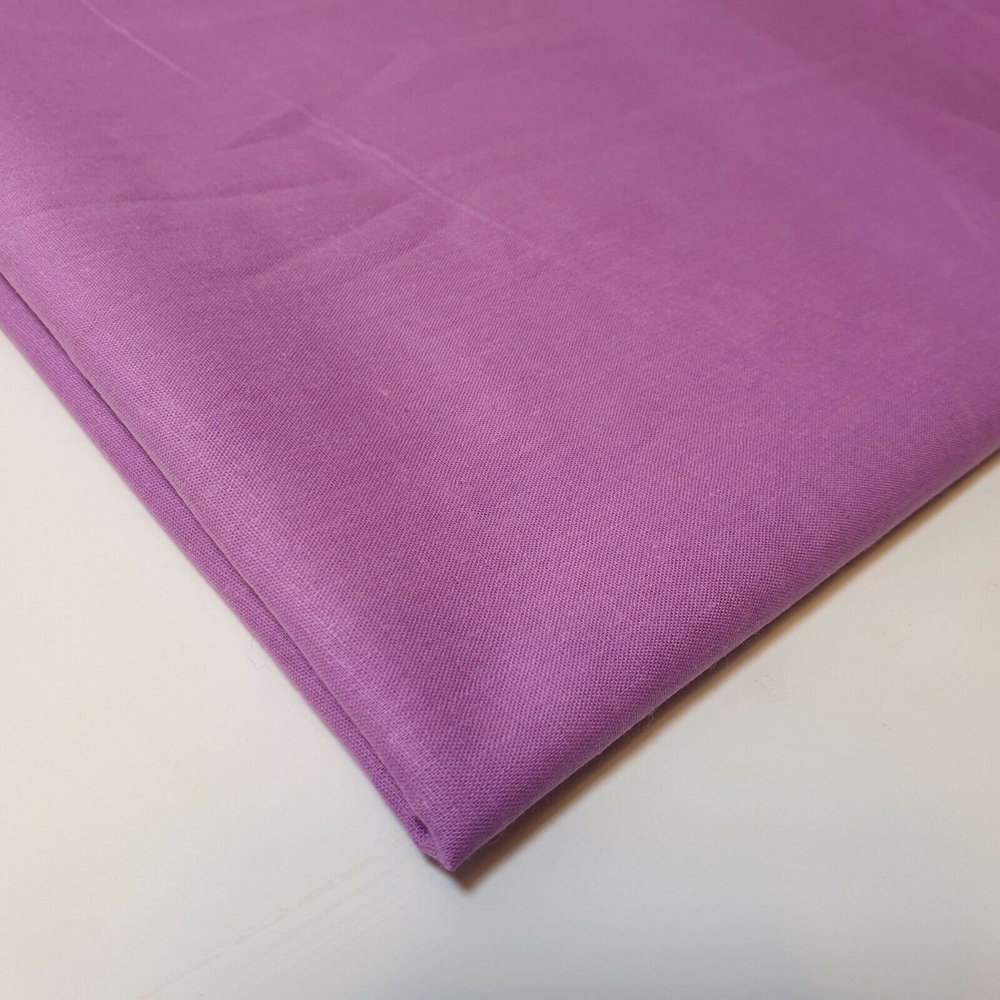 Plain 100% Egyptian Cotton Fabric – 44" Wide Soft Dressmaking, Quilting & Craft Material by the Meter