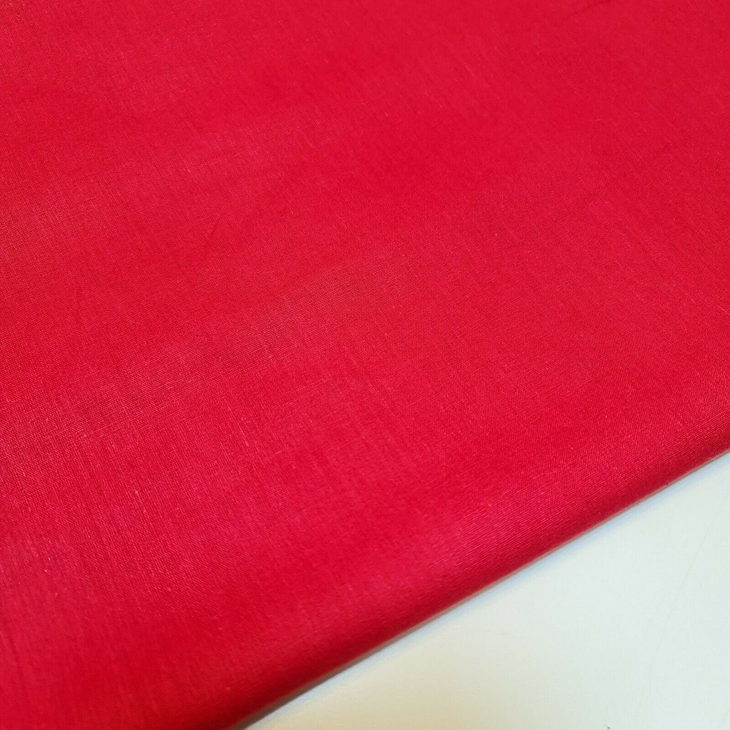 Plain 100% Egyptian Cotton Fabric – 44" Wide Soft Dressmaking, Quilting & Craft Material by the Meter