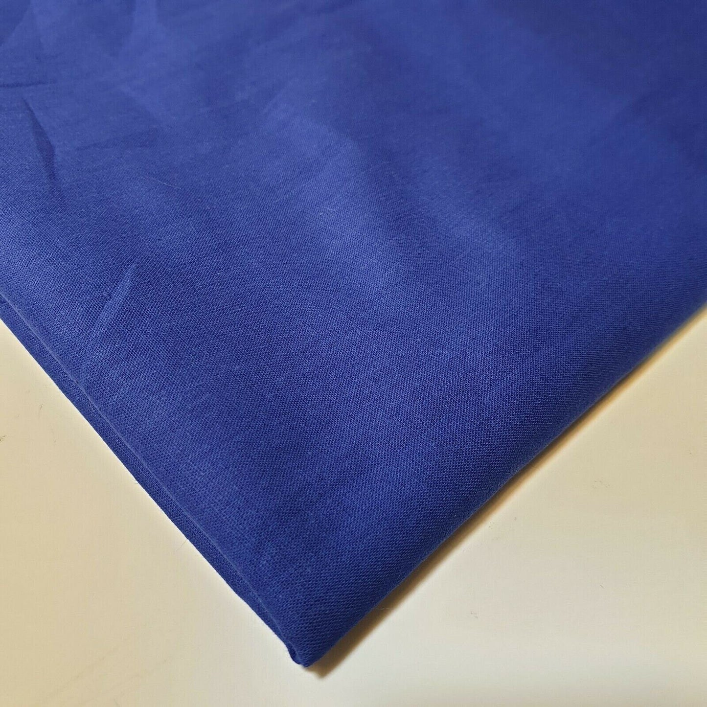 Plain 100% Egyptian Cotton Fabric – 44" Wide Soft Dressmaking, Quilting & Craft Material by the Meter