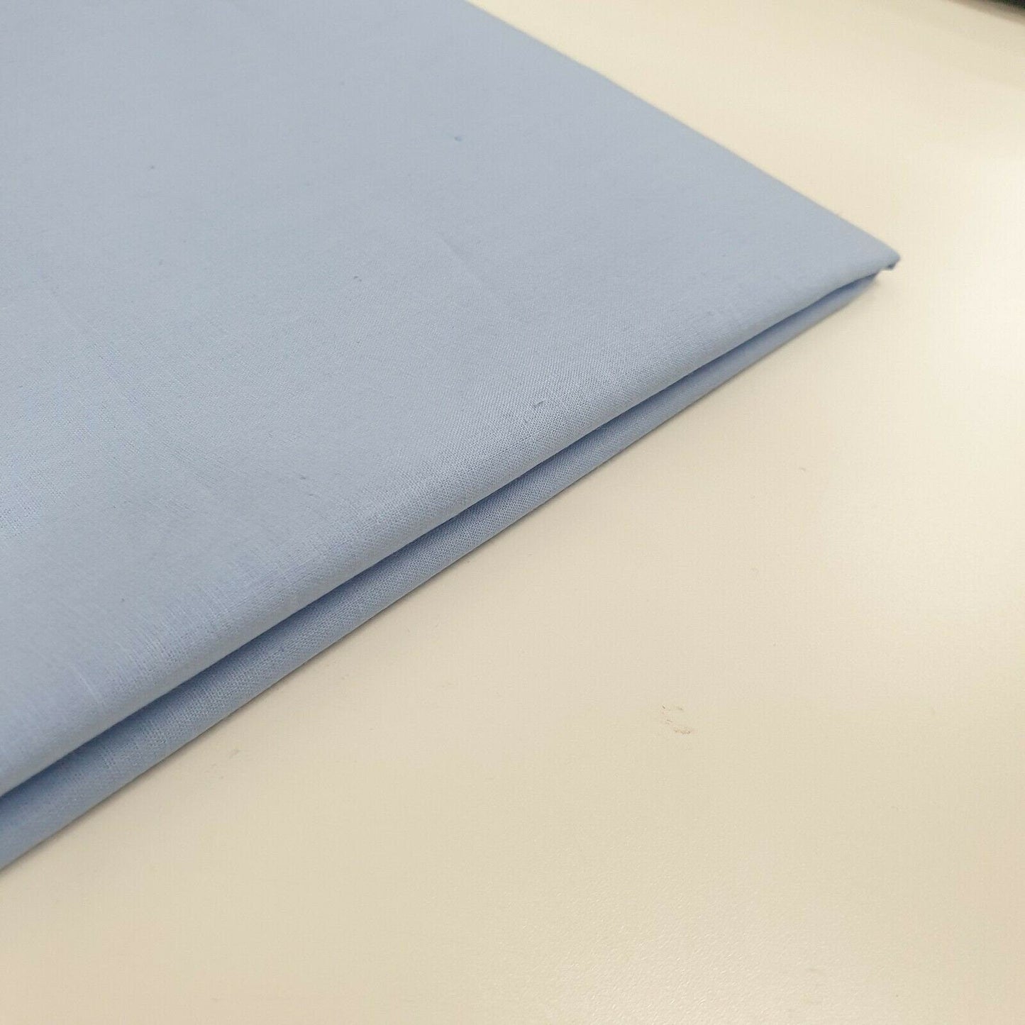 Plain 100% Egyptian Cotton Fabric – 44" Wide Soft Dressmaking, Quilting & Craft Material by the Meter