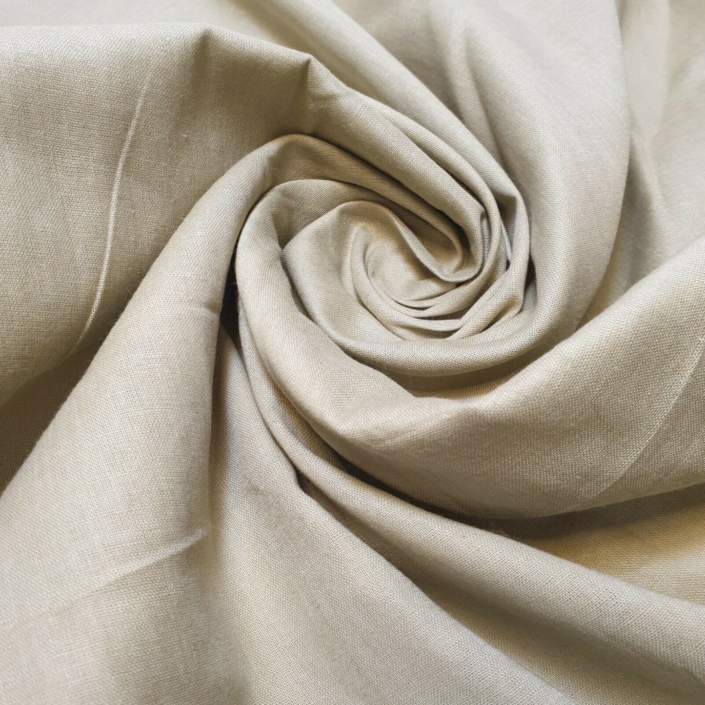100% Cotton Voile / Rubia Cambric Mercerised Fabric – 90 cm Wide Plain Material for Dressmaking, Lining & Crafts