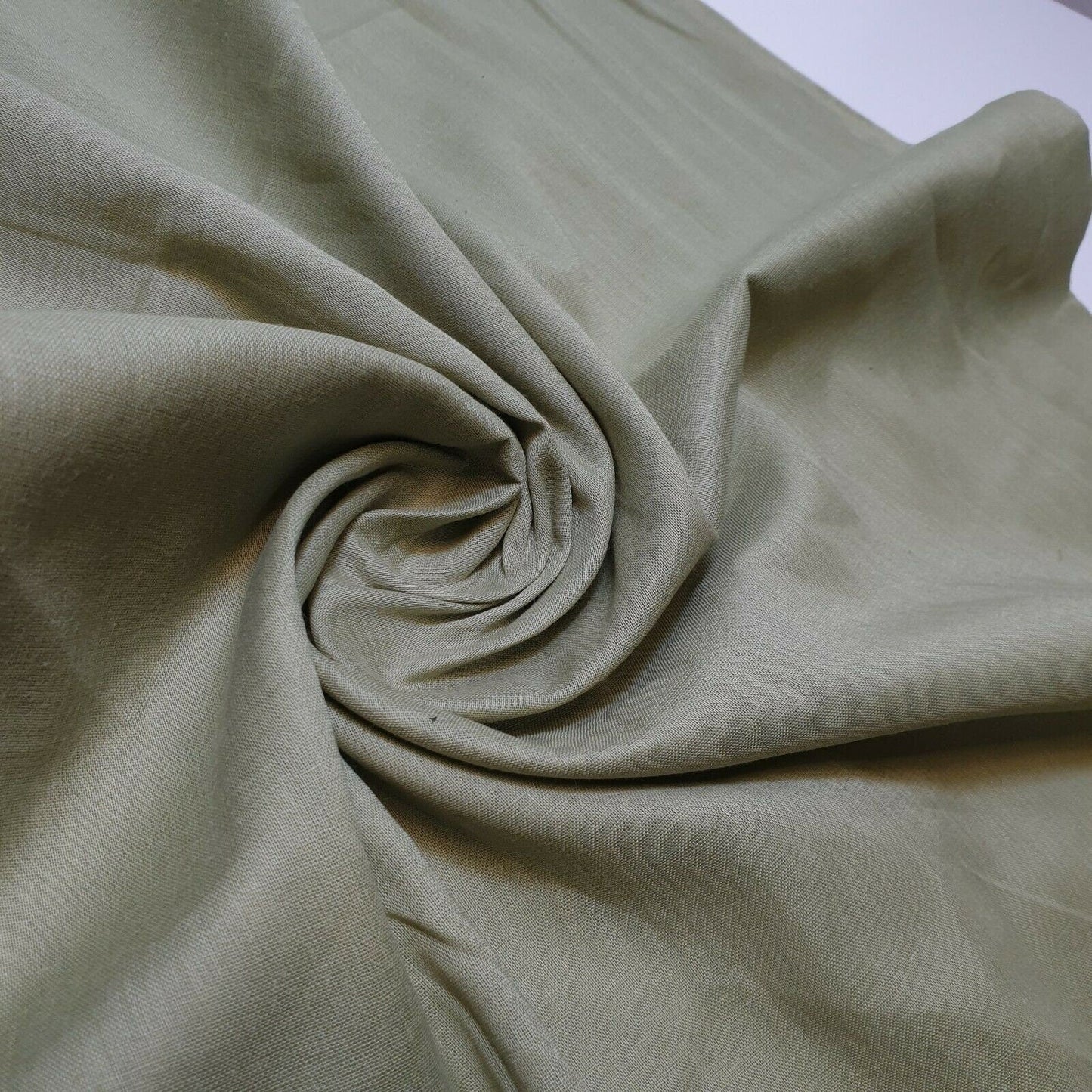 100% Cotton Voile / Rubia Cambric Mercerised Fabric – 90 cm Wide Plain Material for Dressmaking, Lining & Crafts