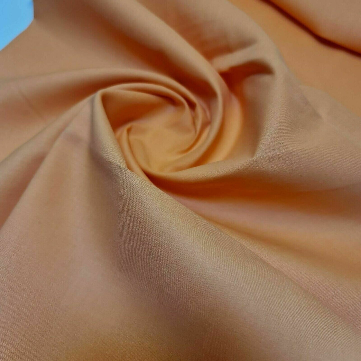 100% Cotton Voile / Rubia Cambric Mercerised Fabric – 90 cm Wide Plain Material for Dressmaking, Lining & Crafts