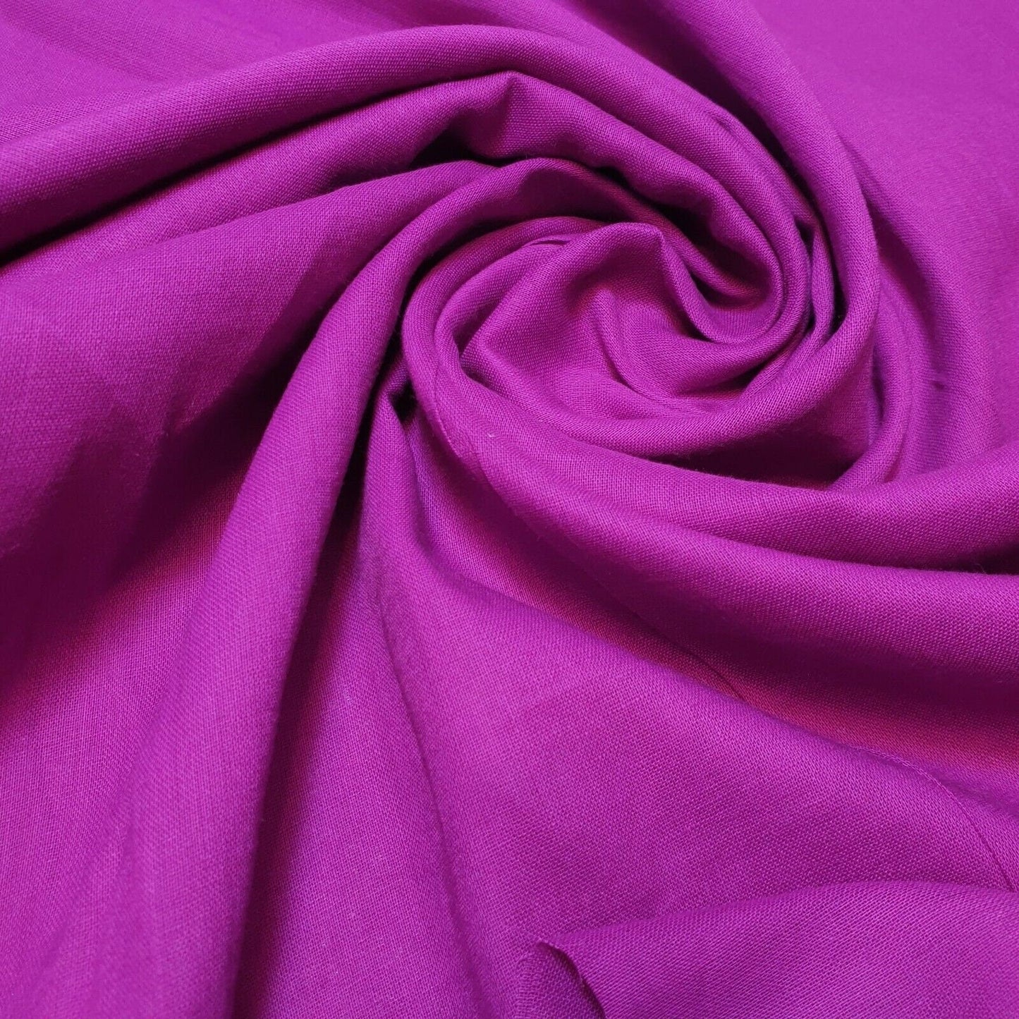 100% Cotton Voile / Rubia Cambric Mercerised Fabric – 90 cm Wide Plain Material for Dressmaking, Lining & Crafts