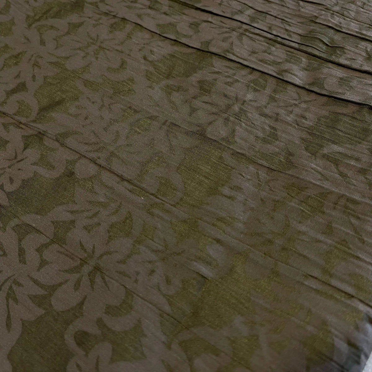 Khaki Floral Jacquard