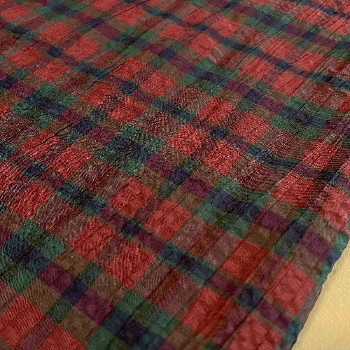 Red Green Plaid Tartan