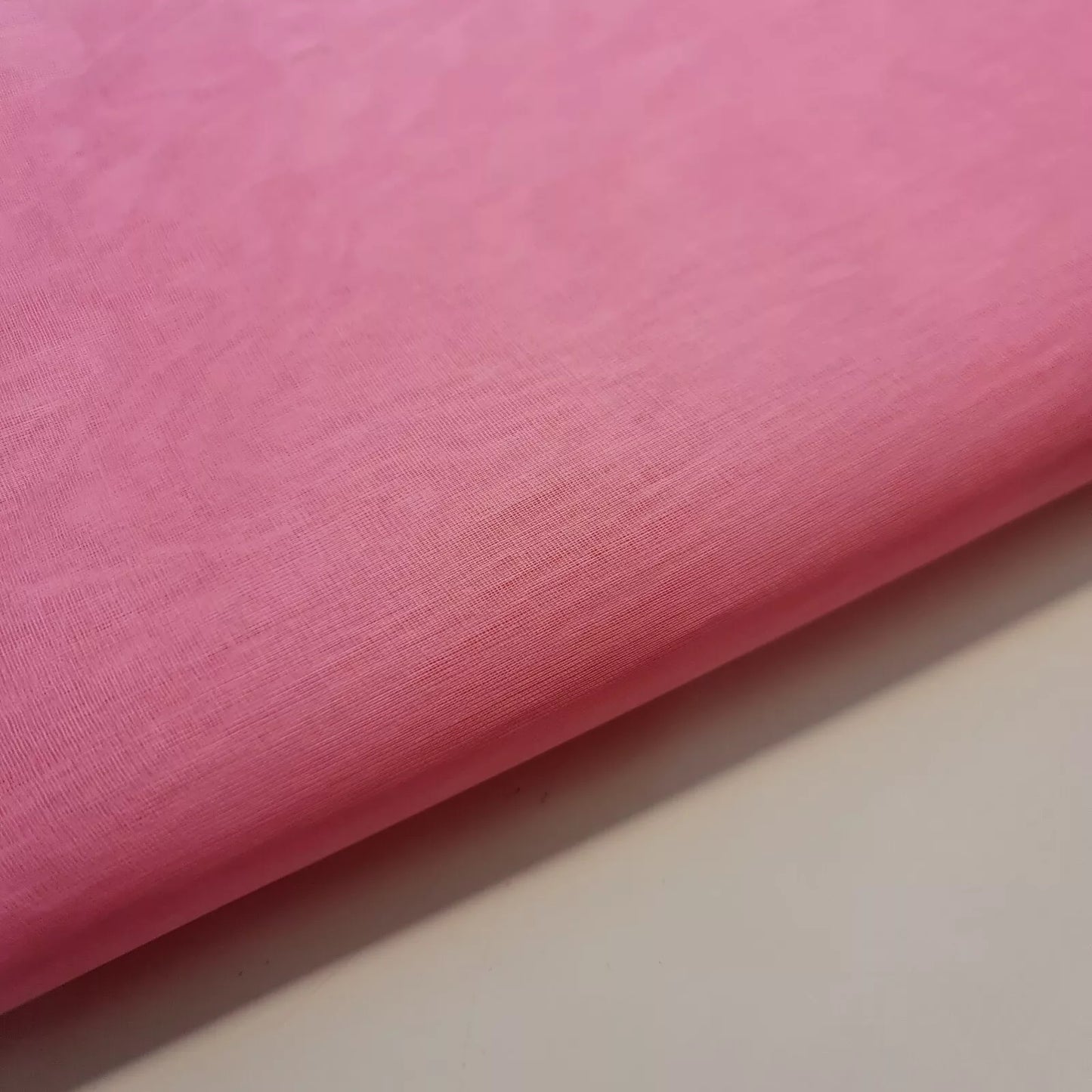 100% Cotton Organdy Fabric – 44" Wide Stiff Lightweight Material for Doll Dresses, Lining, Curtains & Interfacing