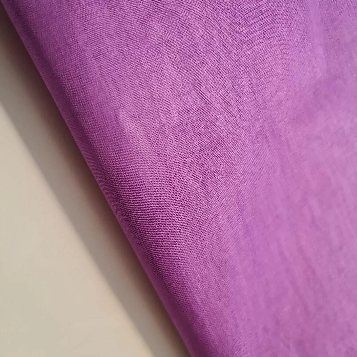 100% Cotton Organdy Fabric – 44" Wide Stiff Lightweight Material for Doll Dresses, Lining, Curtains & Interfacing