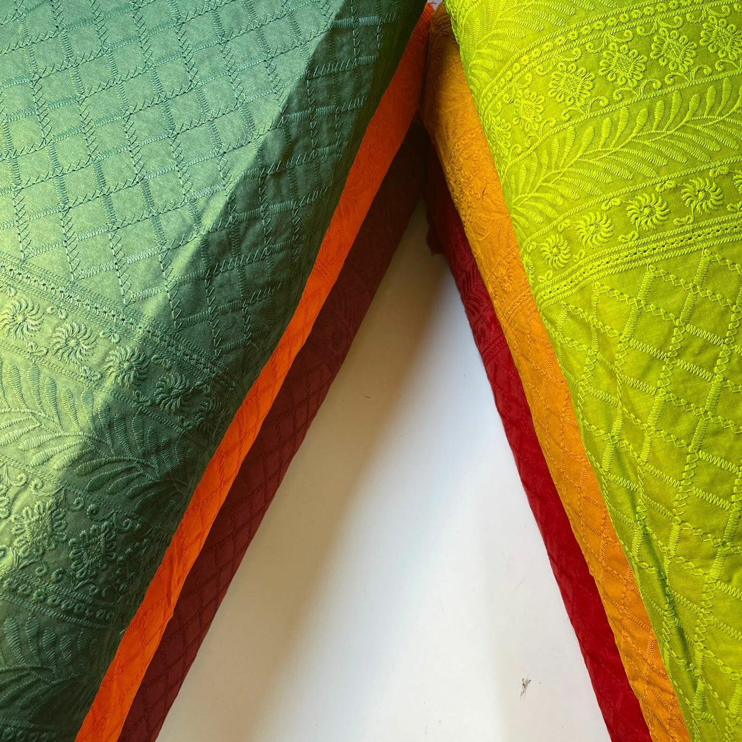 100% Cotton Lawn Broderie Anglaise Schiffli Embroidery Fabric – 44" Wide Soft Dressmaking & Craft Material by the Meter