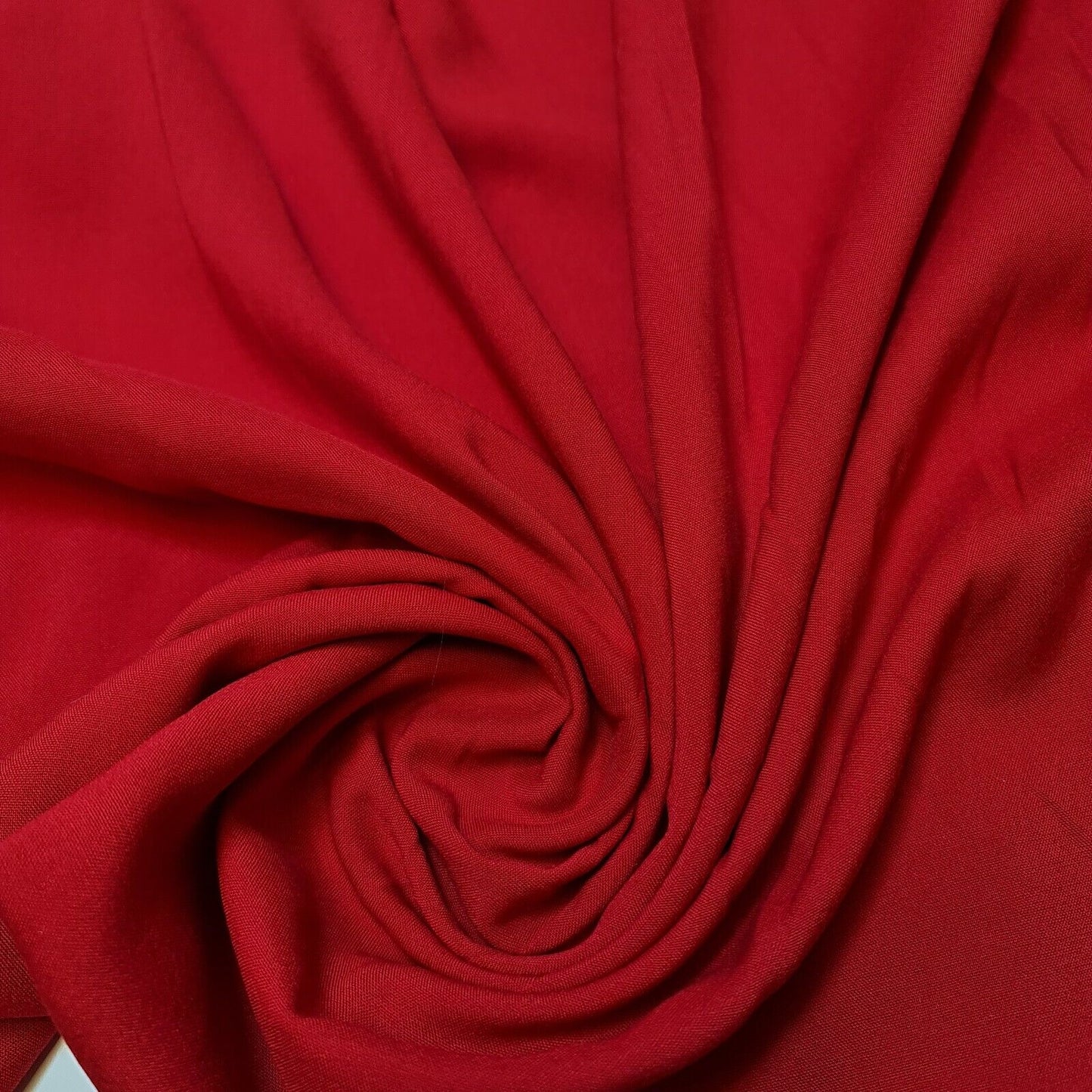 High Quality Poly Viscose Cotton Plain Fabric – 58" Wide Non-Stretch Dressmaking & Craft Material by the Metre