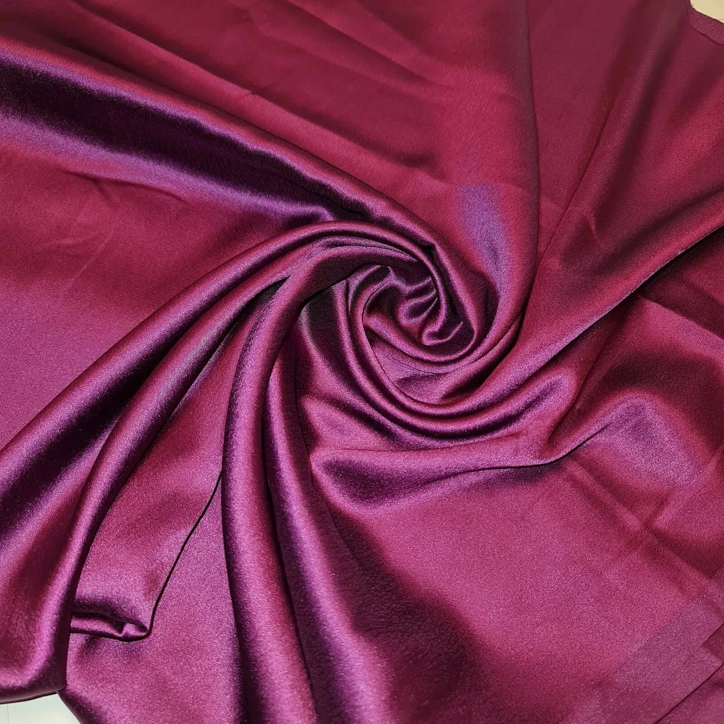 Silky Charmeuse Satin Fabric | 44" (112cm) Wide Luxury Glossy Silk-Like Weave for Bridal Dress, Draping & DΓ©cor β Sold by the Metre