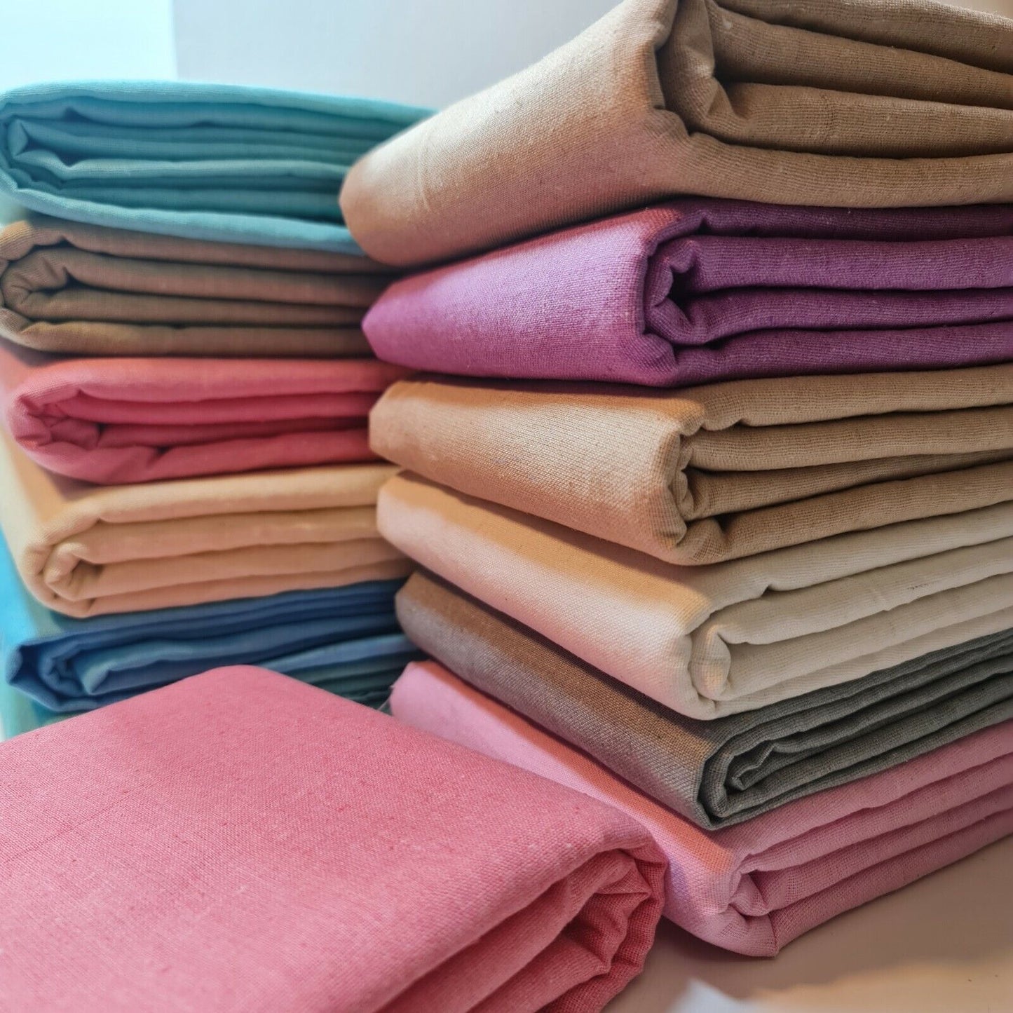 Cotton Calico Canvas Fabric – 58" Wide Plain Dyed Dress, Craft & Patchwork Material - Textile Station