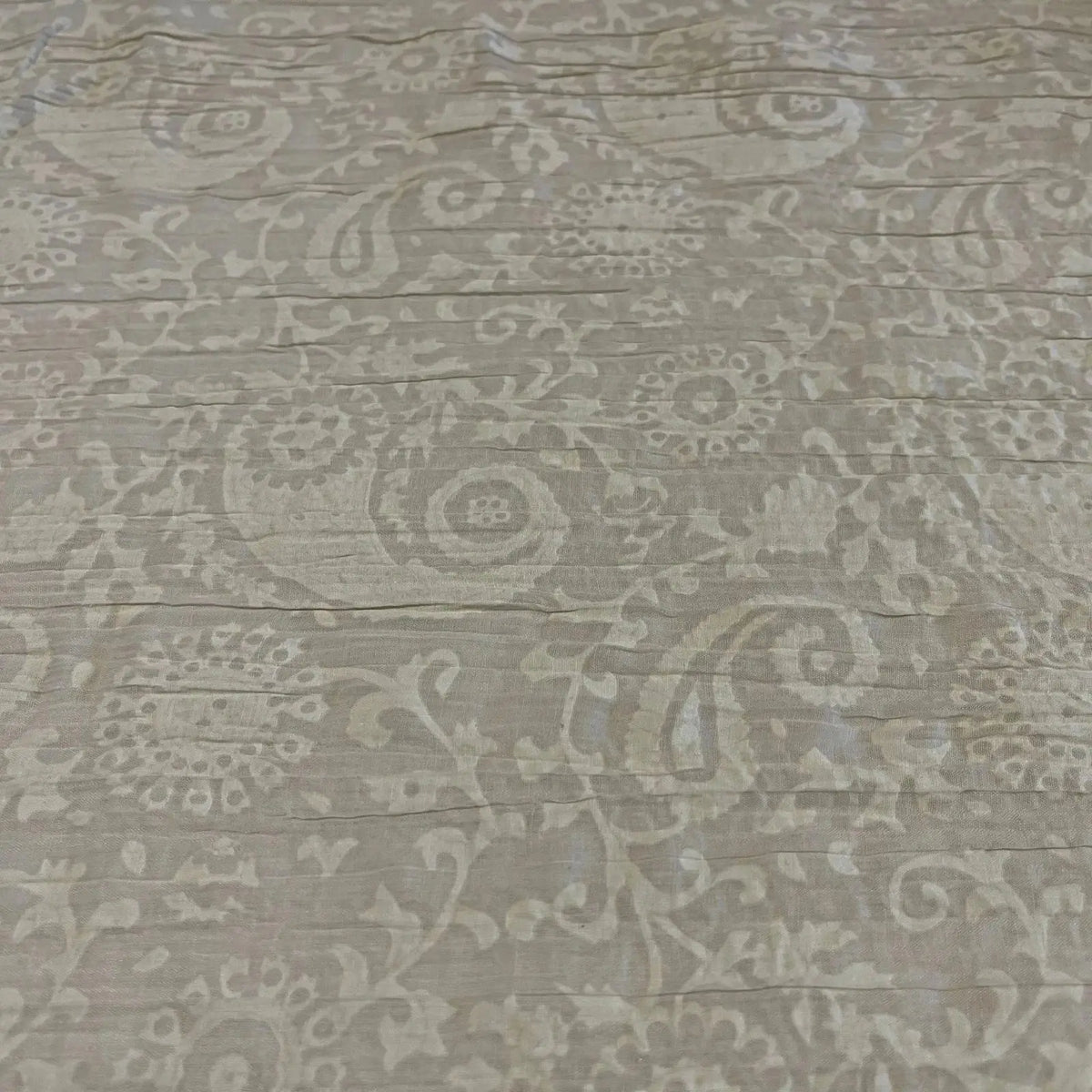 Cream Paisley Floral