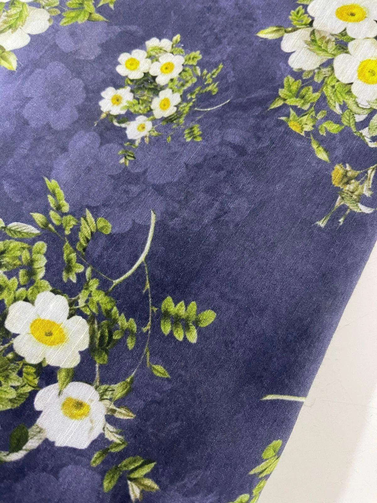 Digital Floral Print Polycotton Fabric | 44" (112cm) Wide Soft Lightweight Dressmaking & Craft Material – Sold by the Metre 5464614