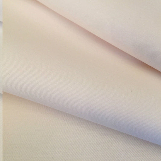 Ivory 54" Satin Twill Curtain Lining Fabric | Polycotton Satin 140cm Wide – Sold by the Meter
