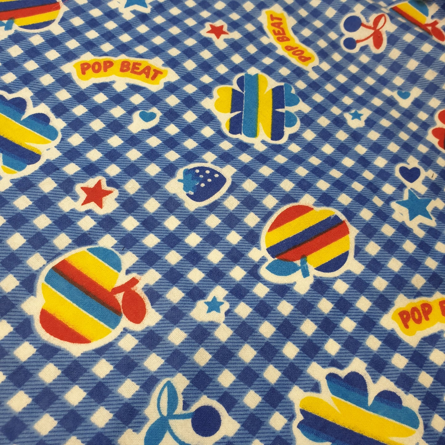 100% Cotton Brushed Flannel Winceyette Fabric – 44" Wide Printed Material for Quilting & Sewing Projects