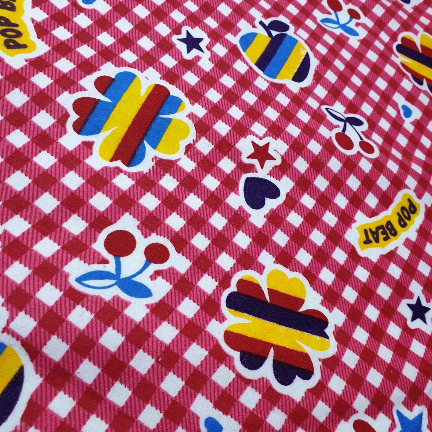 100% Cotton Brushed Flannel Winceyette Fabric – 44" Wide Printed Material for Quilting & Sewing Projects