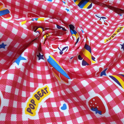 100% Cotton Brushed Flannel Winceyette Fabric – 44" Wide Printed Material for Quilting & Sewing Projects