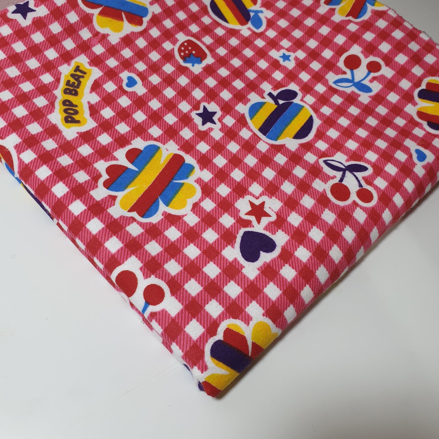100% Cotton Brushed Flannel Winceyette Fabric – 44" Wide Printed Material for Quilting & Sewing Projects