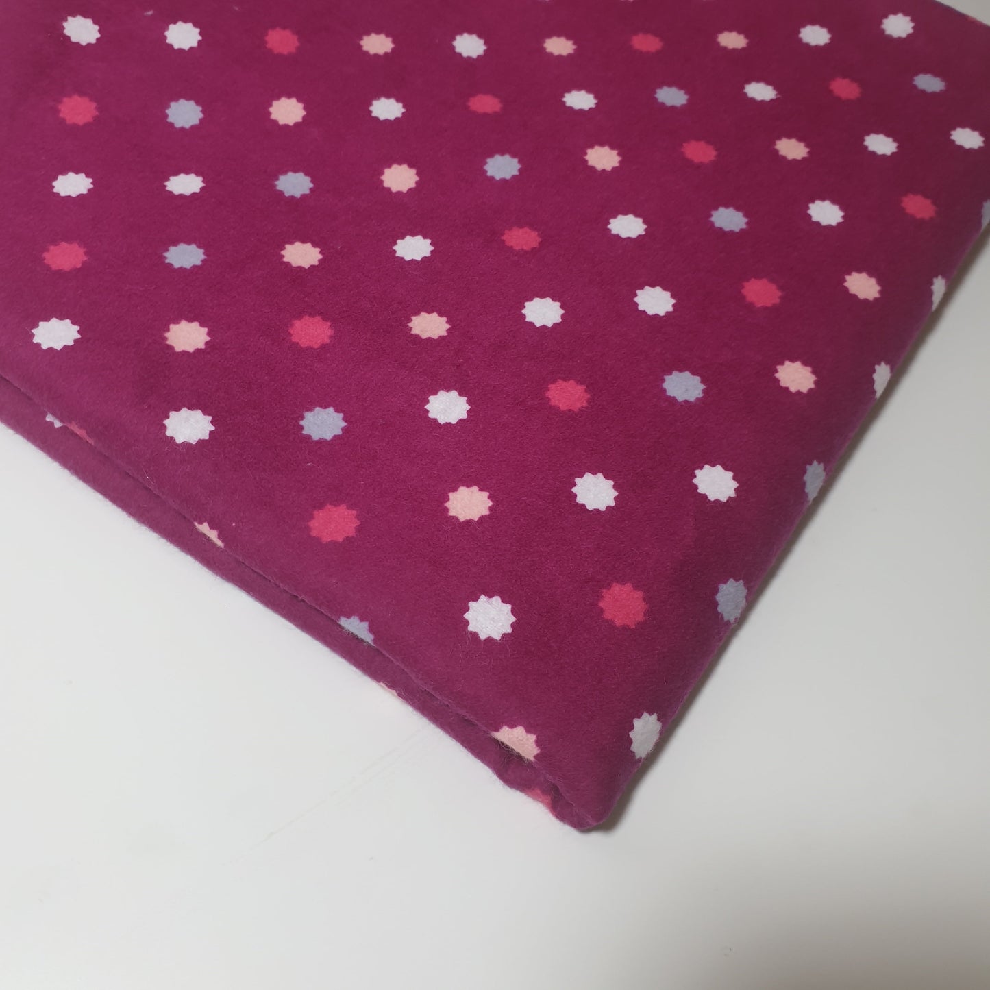 100% Cotton Brushed Flannel Winceyette Fabric – 44" Wide Printed Material for Quilting & Sewing Projects