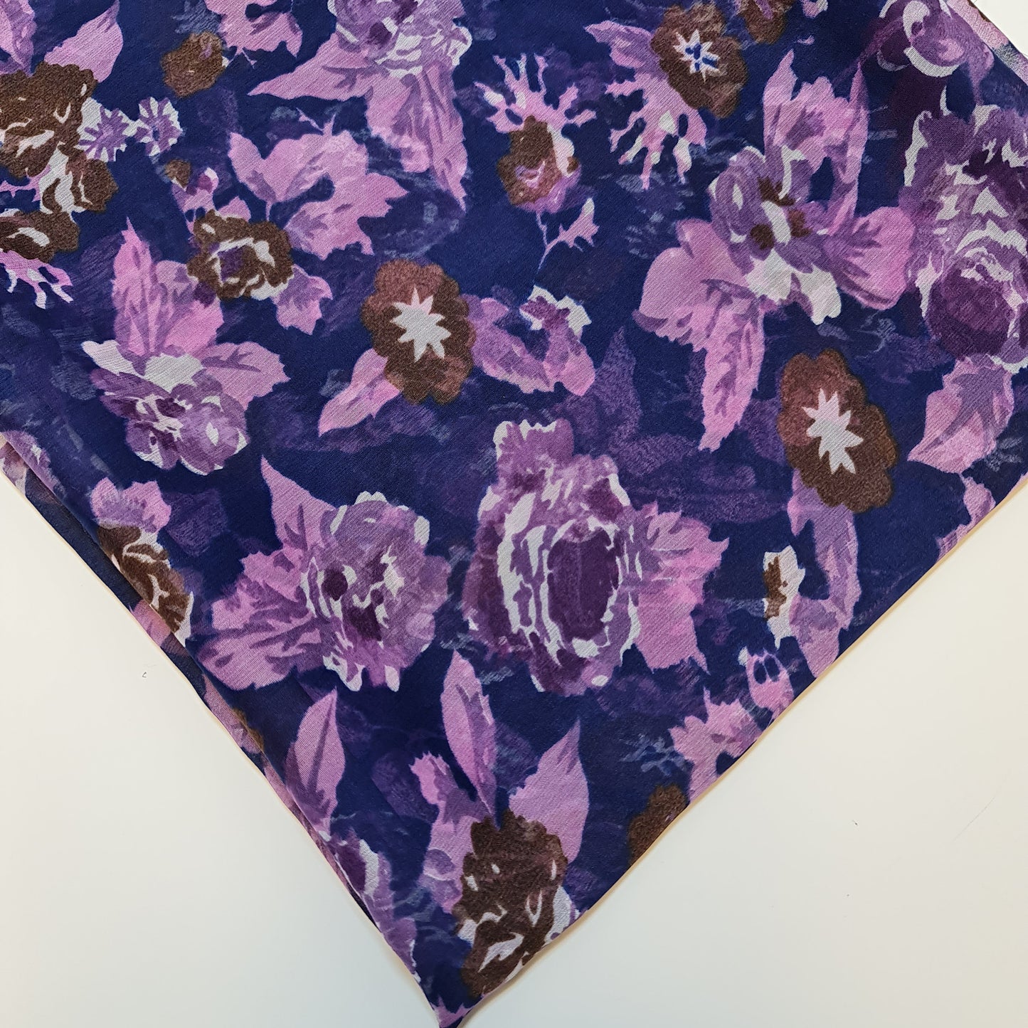 Floral Printed Polyester Georgette and Sheer Chiffon Fabric – Summer Dress Material