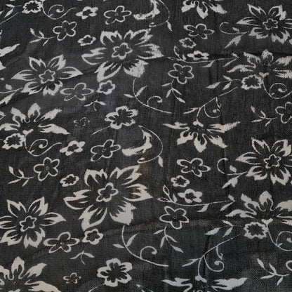 Floral Printed Polyester Georgette and Sheer Chiffon Fabric – Summer Dress Material