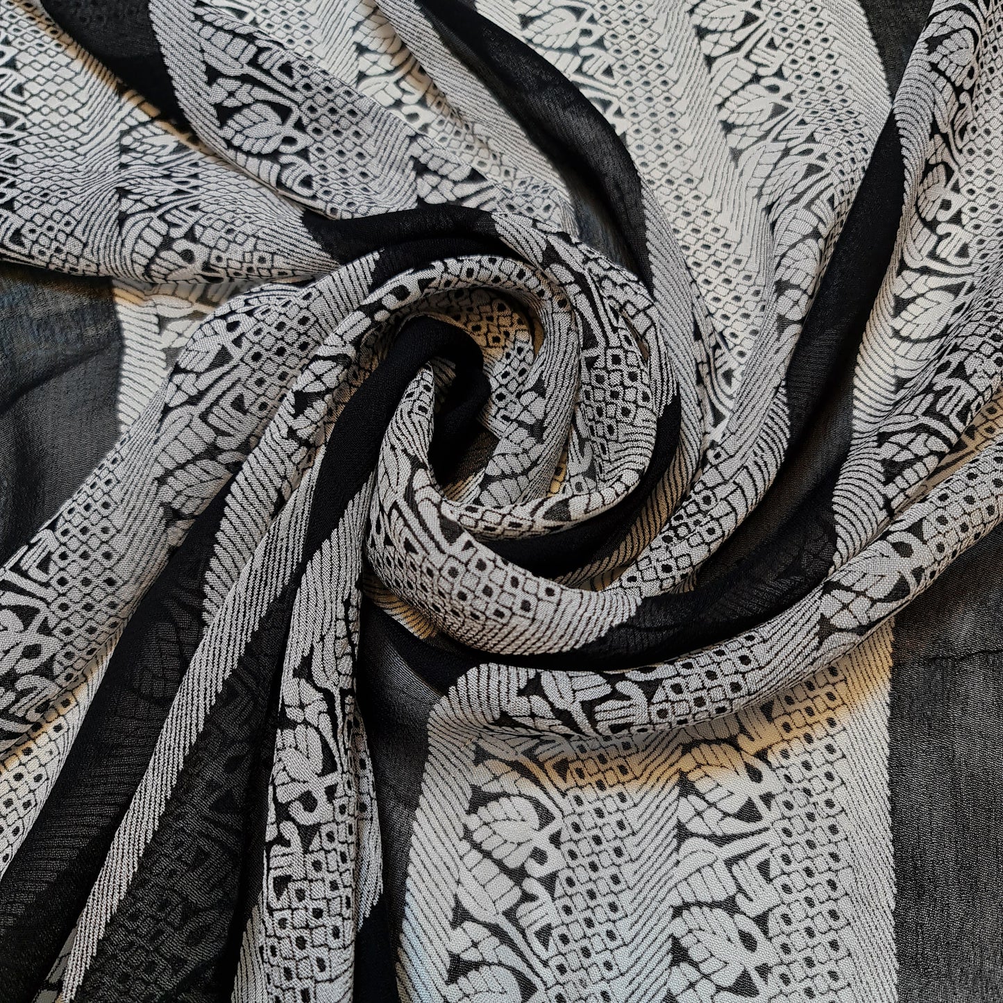 Floral Printed Polyester Georgette and Sheer Chiffon Fabric – Summer Dress Material