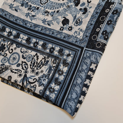 Floral Printed Polyester Georgette and Sheer Chiffon Fabric – Summer Dress Material
