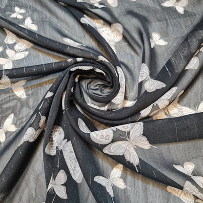 Floral, Polka, Animal & Paisley Printed Fabric – 58" Wide Georgette, Chiffon & Crepe Dress Material