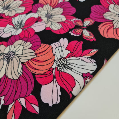 Floral, Polka, Animal & Paisley Printed Fabric – 58" Wide Georgette, Chiffon & Crepe Dress Material